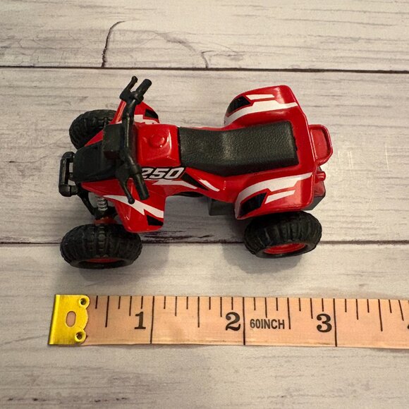 Maisto ATV Red Quad 250 Pullback Action Diecast 2016 (SKU: 259TO) - Picture 7 of 7